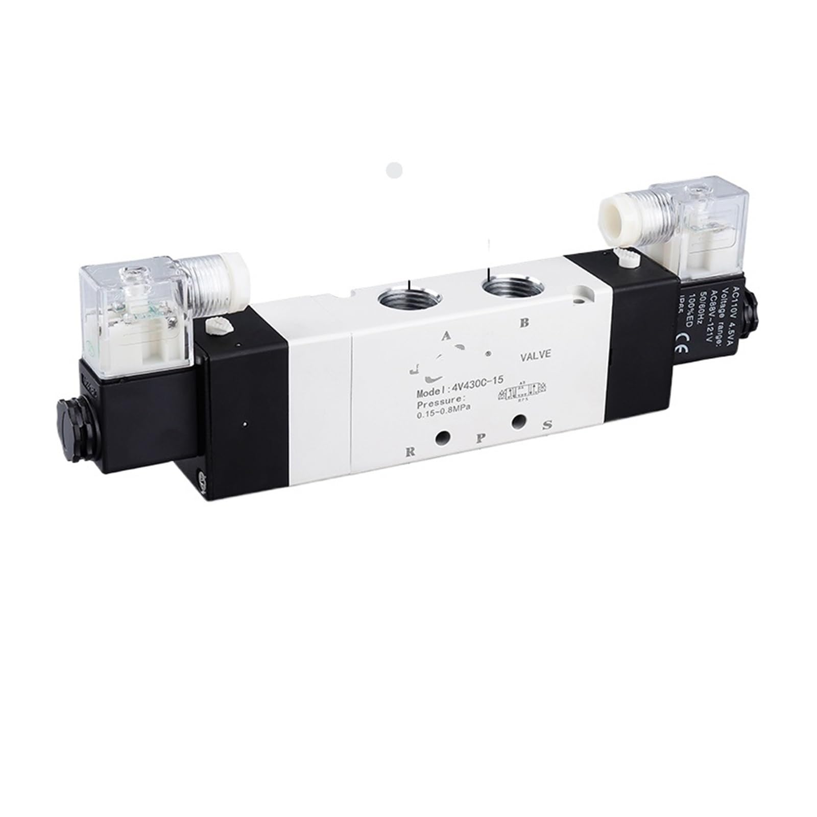 Distributeur pneumatique 4V430C-15 AC110V 5/3 voies pour usine