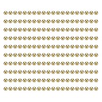 QUARKZMAN 200 Stück Kugellagerkugeln, 2,5 mm Durchmesser Präzisionsmassive Messingkugeln Industrielle Messingkugeln für Maschinen, Automobil und DIY