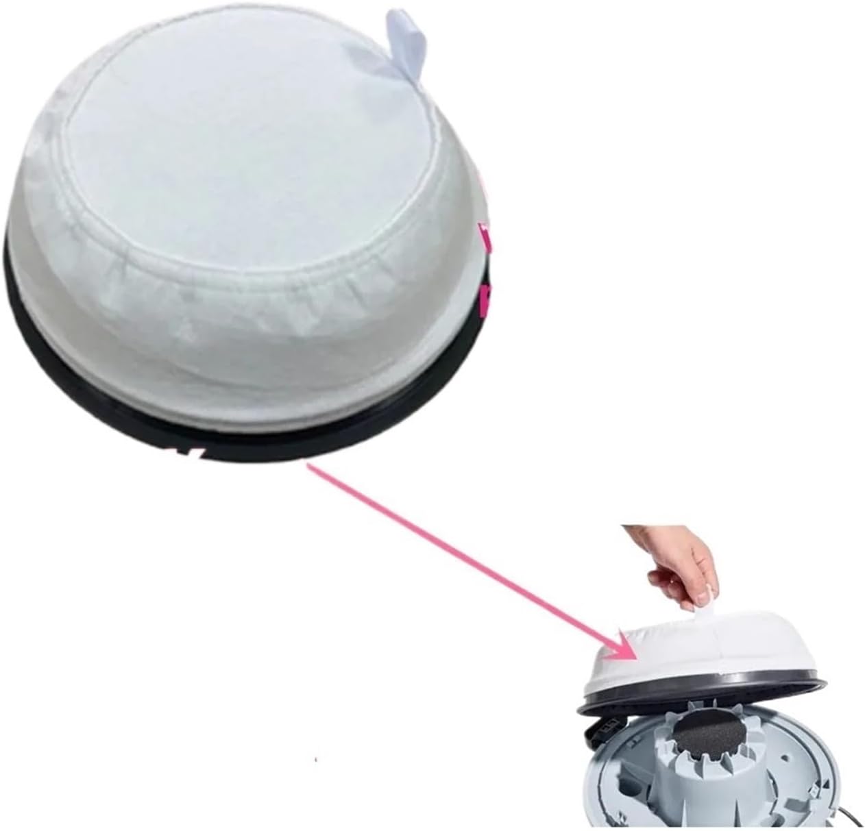 1 PCS Commercial Vacuum Cleaner Sack Main Filter ，Compatible for Nilfisk， VP300 Canister Vacuum Cleaner Parts