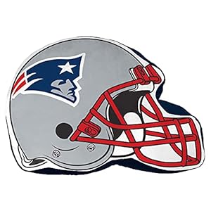 Northwest NFL Helmet Football Super Soft Plush Pillow – 16″ – Decorative Pillows for Sofa or Bedroom – Perfect for Game Day (New England Patriots – Navy)
