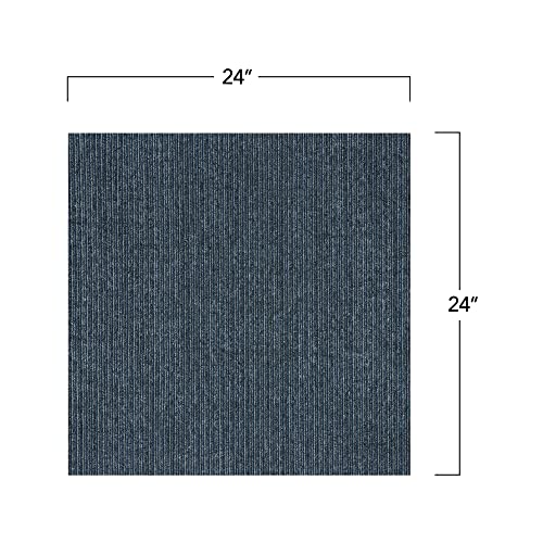 Image of Mohawk Advance 24 inch x 24 inch Berber (Loop pile), 0.09 inch Pile Height, Carpet Tile, PET Fiber, Live News Color, (24 Tiles), (96 sqft /carton)