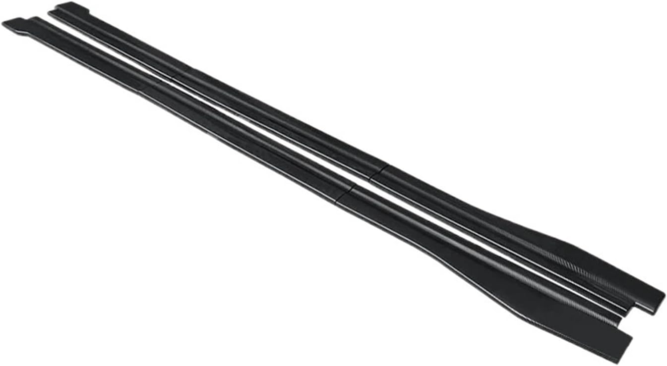 Side Skirts Car Styling Auto Accessories ABS Carbon Look Compatible for Audi A7 2015-2018 Side Skirts Under Board(Carbon Look)