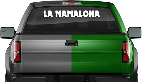 Miniatura 1 de La Mamalona - Adhesivo adhesivo para parabrisas y ventana, cartel gráfico de vinilo trasero para auto, camión, SUV, vehículo, calcomanía Troca