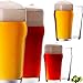 Produktbild PLATINUX Biergläser Set 6 Stück 500ml (max. 568ml) Pint Gläser Bierseidel aus Glas Beer Weizengläser hohes Bierglas