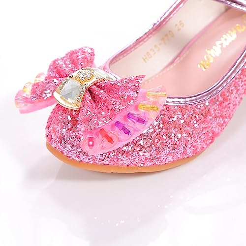 Princess Shoes Toddler Dress Shoes for Girls with High Heels - Comfortable & Stylish (Size 2-13)4