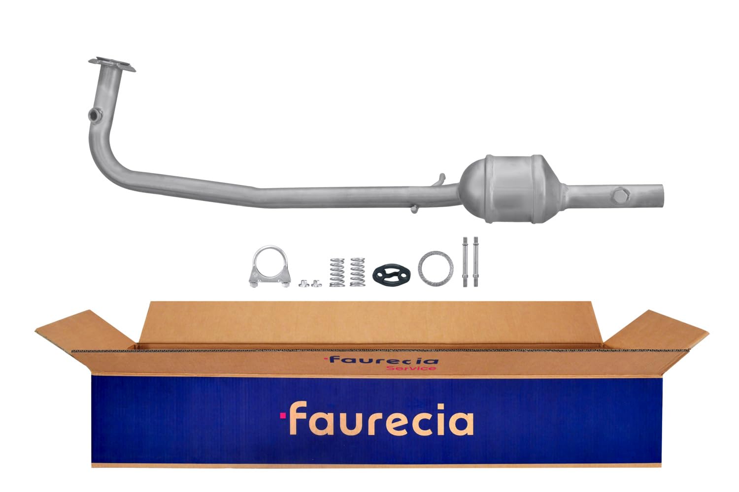 HELLA 8LE 366 051-211 Catalyseur - Easy2Fit® Kit - Euro 4 - une piece - Kit avec pièces d'assemblage - pour p.e. DACIA SANDERO