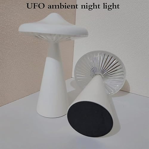 Miniatura 5 de Luz nocturna LED OVNI para niños, luz recargable USB sin parpadeo, lámparas de mesita de noche con 3 modos de iluminación, cumpleaños, Halloween y