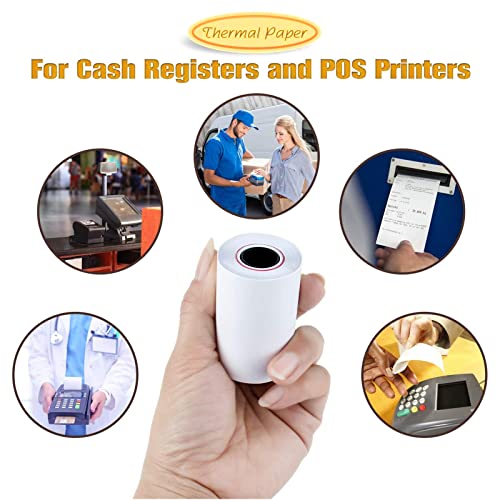 Rotoli di Carta Termica per Pos, NefLaca 5pezzi