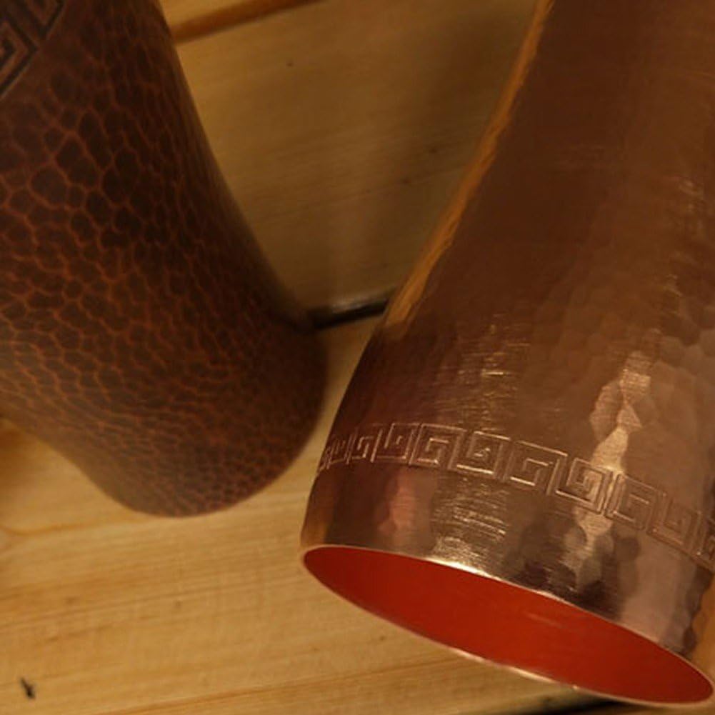 Dianzan Taza para Moscow Mule, Taza De Cerveza De Cobre, Vasos para Beber, Taza De Cobre Hecha a Mano para Café, Té, Cócteles, Cerveza, Bebidas Frías Y Calientes.