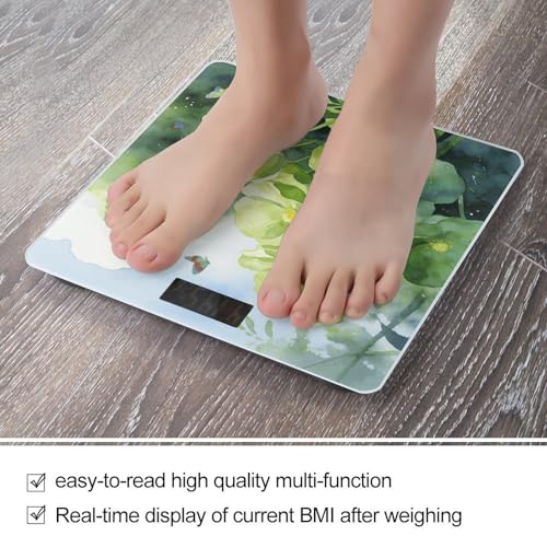 Báscula digital Green Jungle Flowers hasta 180 kg miniatura 5