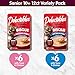Delectables Lickable Treat Bisque Senior 10+ Wet Cat Treat Variety Pack, Food Topper, Hydrating, Grain-Free, No Fillers, No by-Products, No Added Preservatives, 1.4oz Pouch, 12ct