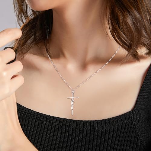 JoycuFF Mother's Day Birthday Religious Necklace Gifts for Women Cross Pendant Necklace for Mother Nana3