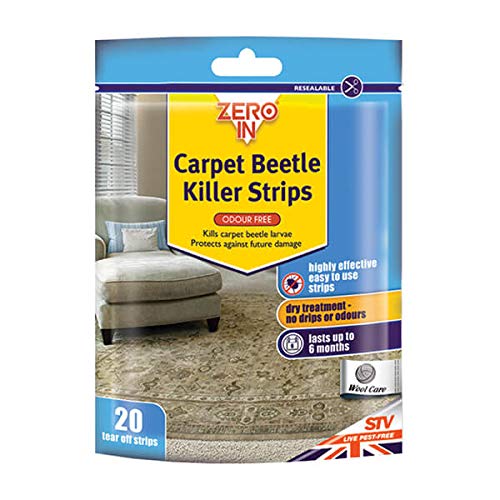 Buy Zero In ZER974 Carpet Beetle Killer Strips (20 TearOff Strips, Dry