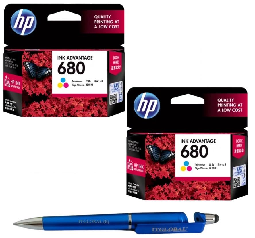 See full amazon price history chart for HP 680 Ink Cartridge (Colour) Twin (Set of 2) with 3in1 Multi-Function Mobile Phone Stand, Stylus Pen, Anti-Metal Texture Rotating Ballpoint Pen (Very Colors) HP 680 Ink Cartridge (Colour) Twin (Set of 2) with 3in1 Multi-Function Mobile Phone Stand, Stylus Pen, Anti-Metal Texture Rotating Ballpoint Pen (Very Colors) (B0CP7BW3PX) Amazon Price History, Amazon Price Tracker