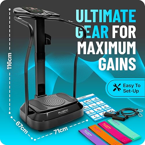 Bluefin Fitness Pro Vibration Plate with Silent Motor — view 3