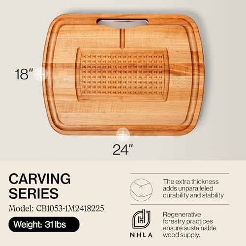 Tabla de cortar de madera Boos Block 60.96x45.72 cm miniatura 2