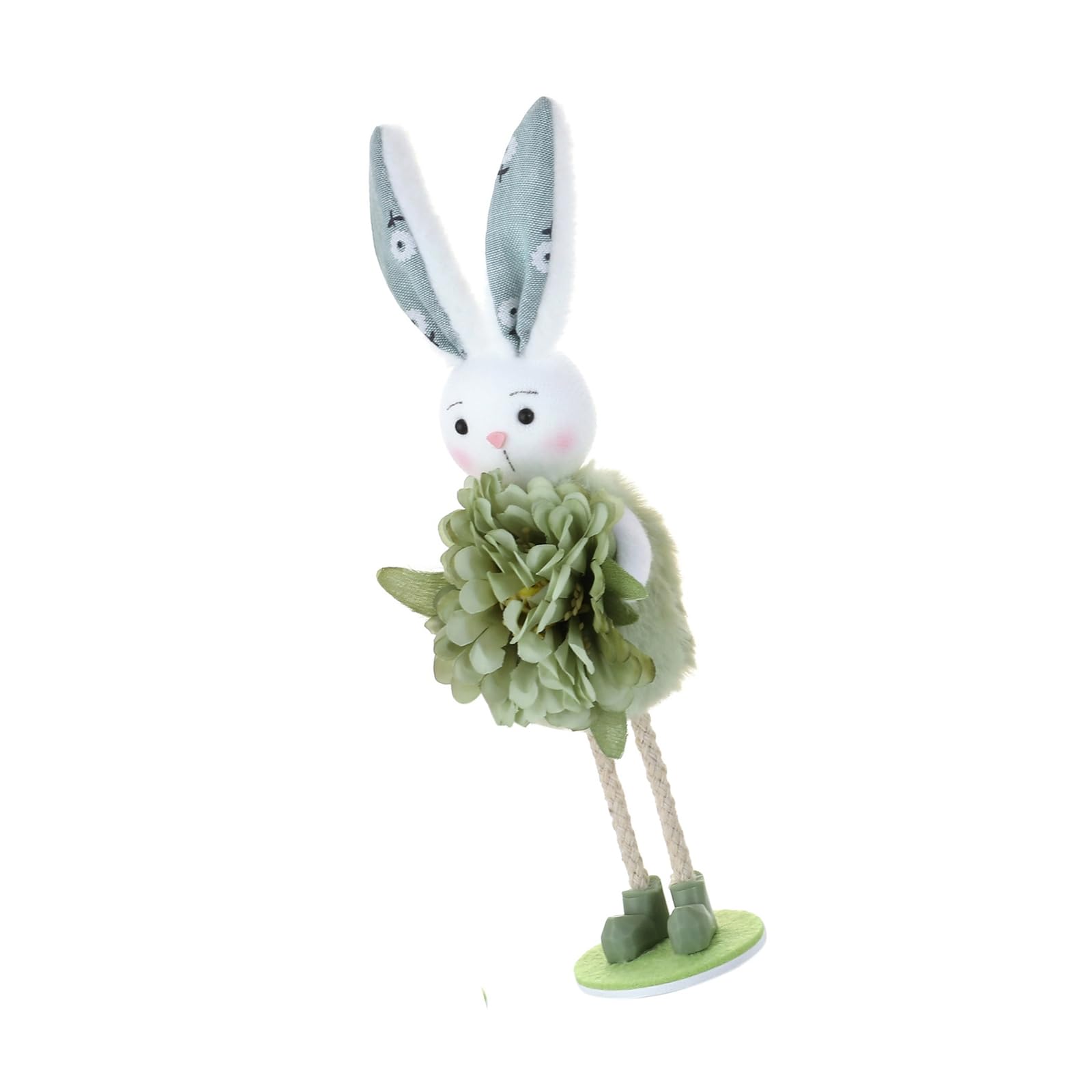 Buxuaaaa Green Hare Figurine Ornament Colorful Hare Festival Decoration For Desktop Mantels Bookshelf Holiday Decoration Easter
