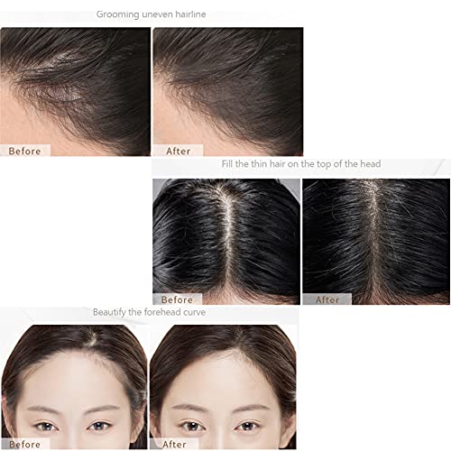 Sevich Hairline Shadow Powder - Hairline Powder, Instantly Cover Grey Hair Root Concealer Hair Root-Touch-Ups With Powder Puff Pen 2.5G Dark Brown #TOP6