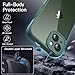 JETech Case for iPhone 13 6.1-Inch with Built-in Tempered Glass Screen Protector, 360 Degree Full Body Heavy Duty Protection, Shockproof Rugged Phone Cover Clear Back (Midnight Green) JETech Case for iPhone 13 6.1-Inch with Built-in Tempered Glass Screen Protector, 360 Degree Full Body Heavy Duty Protection, Shockproof Rugged Phone Cover Clear Back (Midnight Green)
