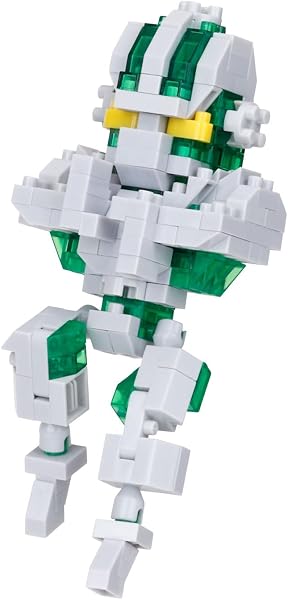 カワダ(Kawada)ナノブロック 『ジョジョの奇妙な冒険 スターダストクルセイダース』 花京院 典明/ハイエロファントグリーン NBCC_267 4.5×14×18cm - 3