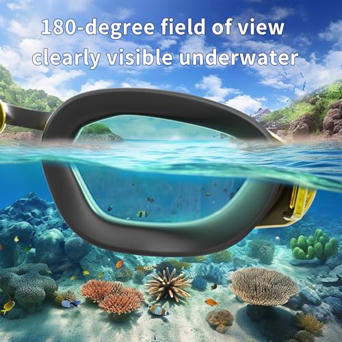 Lunettes de natation Whale 79002 sans buée ni infiltration d'eau
