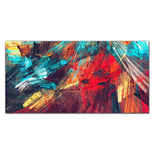 Tableau sur toile 140x70 cm Coloray pour décoration murale moderne du salon