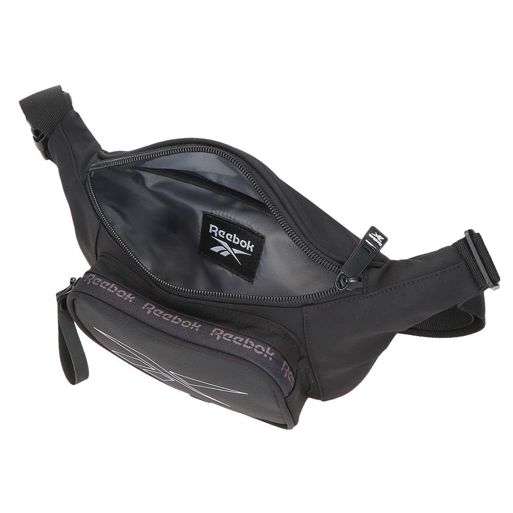 Reebok Columbus Bandolera Pequeña Negro 15x19,5x6 cms Poliéster by Joumma Bags