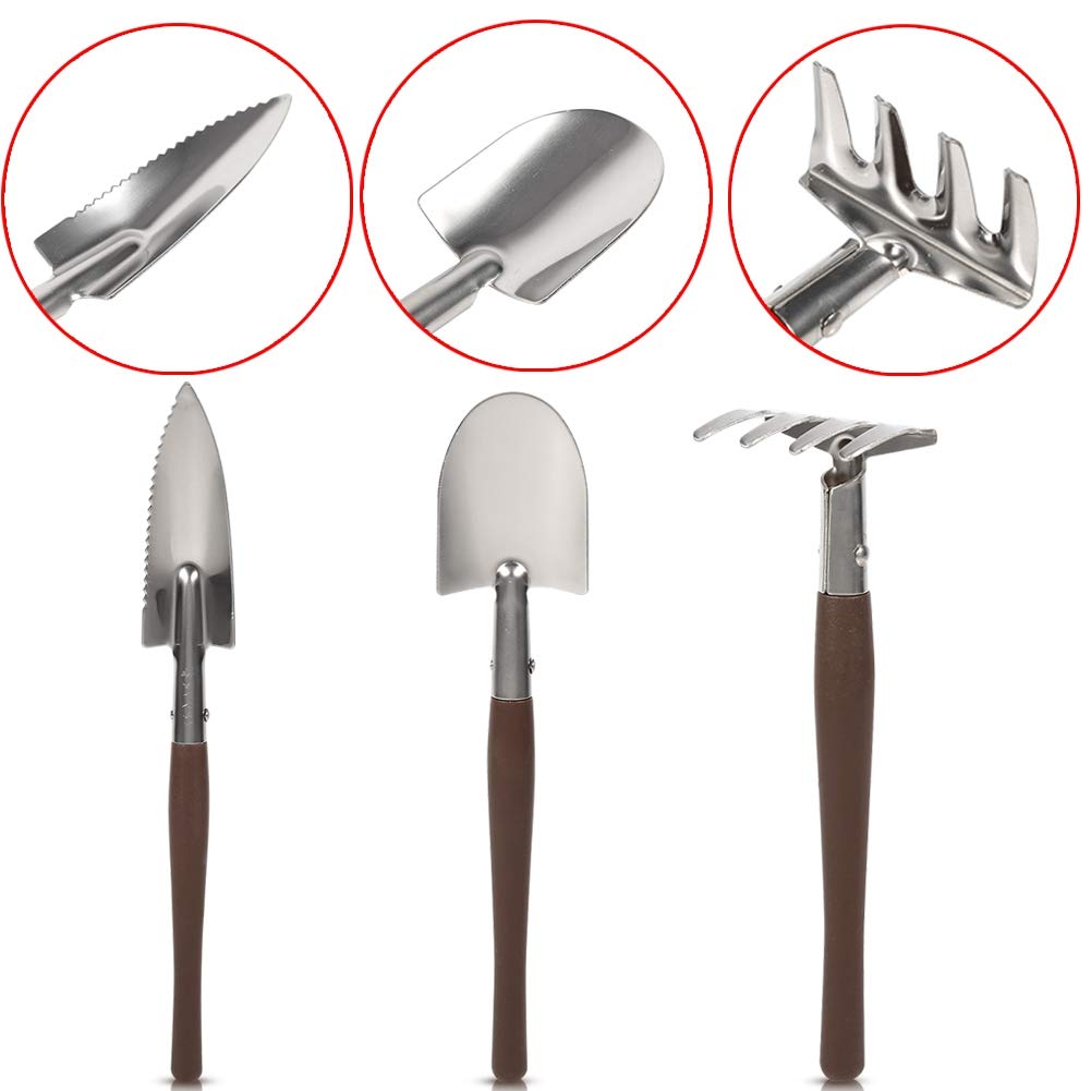 lyndeluxe Attrezzo da Giardino 10 Pezzi, Kit da Giardinaggio con