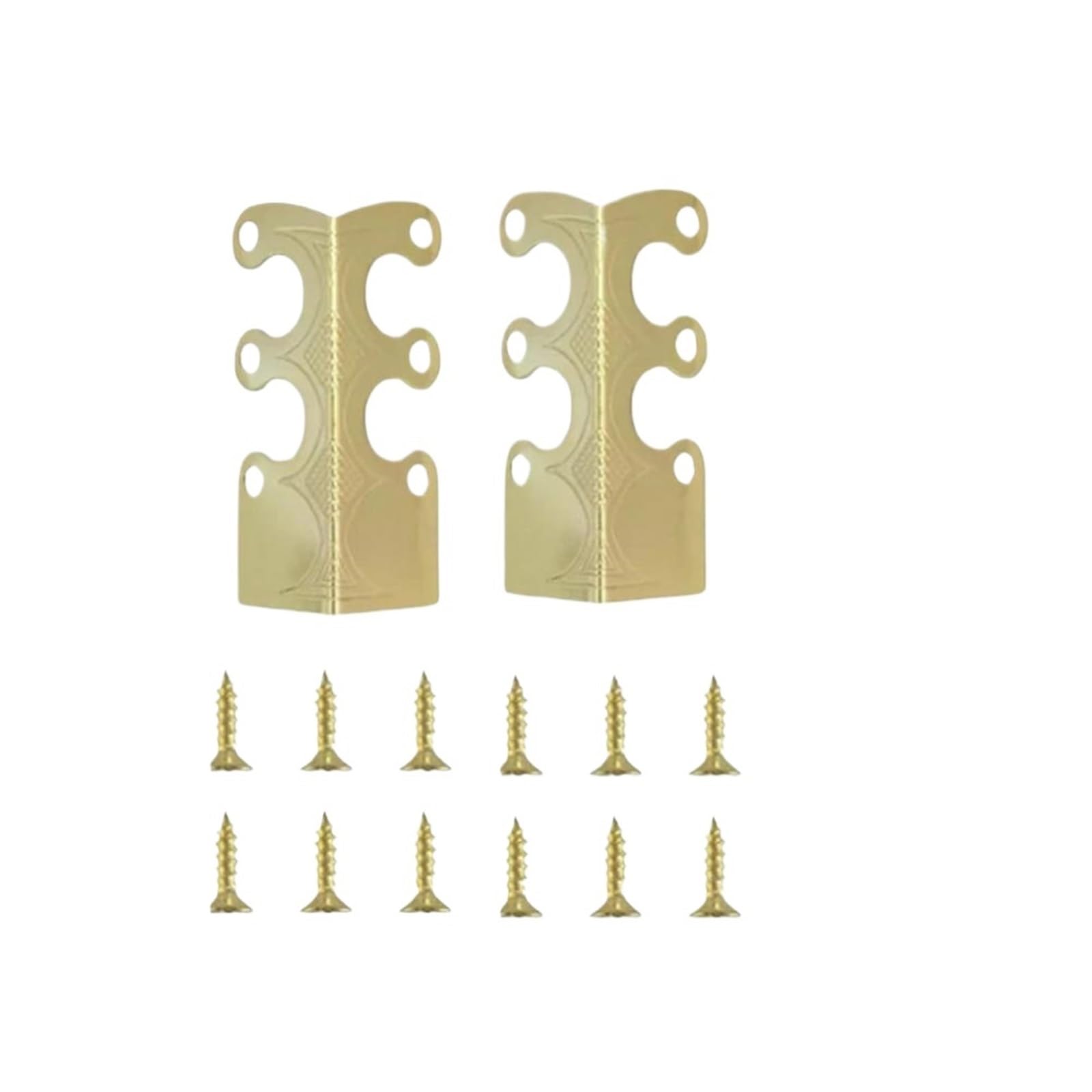 Lqrctry Yellow Metal Skirting Board Corner Protectors