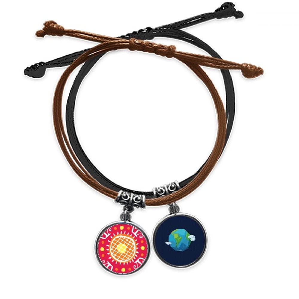 Pulsera de cuerda ajustable que no se cae con diseño de tótem místico 3