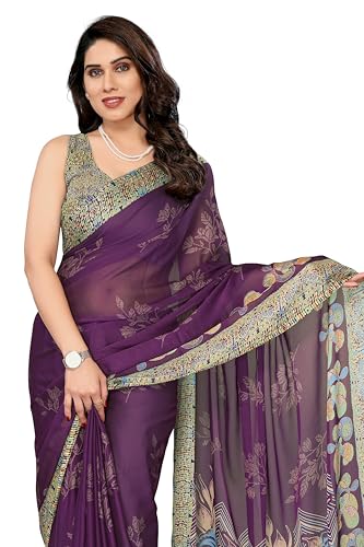 Image of MIRCHI FASHION Saree for Woman Chiffon Tie Dye Printed | Lightweight Daily Wear Women's Sari with Unstitched Blouse Piece (Available in 10 Colors)