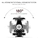 Mini Camera Monitor Mount with Cold Shoe, Aluminum Field Monitor Mount with 1/4″ Screw for LED Light Mic Cage, Cold Shoe Adapter 360° Swivel & 180° Tilt Damping