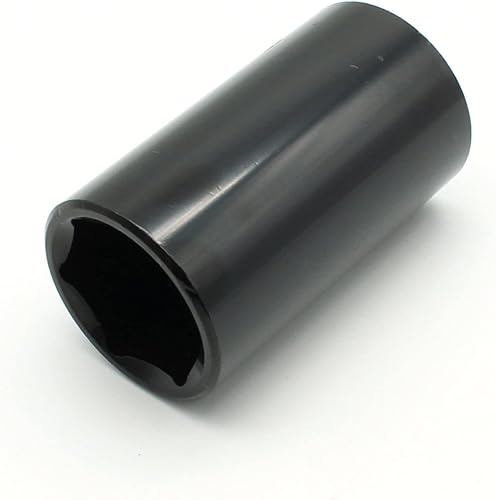 Miniatura 3 de TEMO Enchufe profundo de impacto Cr-V de 6 puntos y 12 pulgada de 1-14 pulgadas