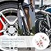 Aoerzn 100Pcs Premium Tyre Tire Valve Cores, Valve Stem Core Part Replacement, Universal for Most Models of Cars, Trucks, Motorcycles and Bicycles