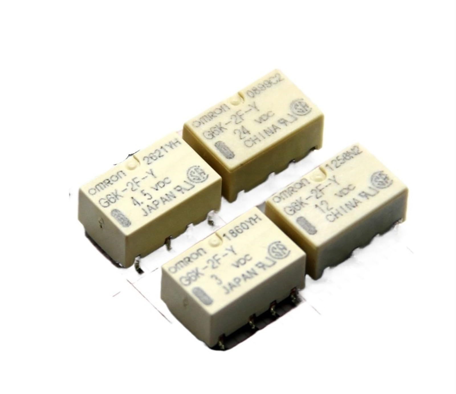 OSHZIKJII Single relay G6K-2F-Y-3V 2G 2F 4.5V 5VDC12VDC 24VDC RF 8PIN 1A(G6K-2F-3V)