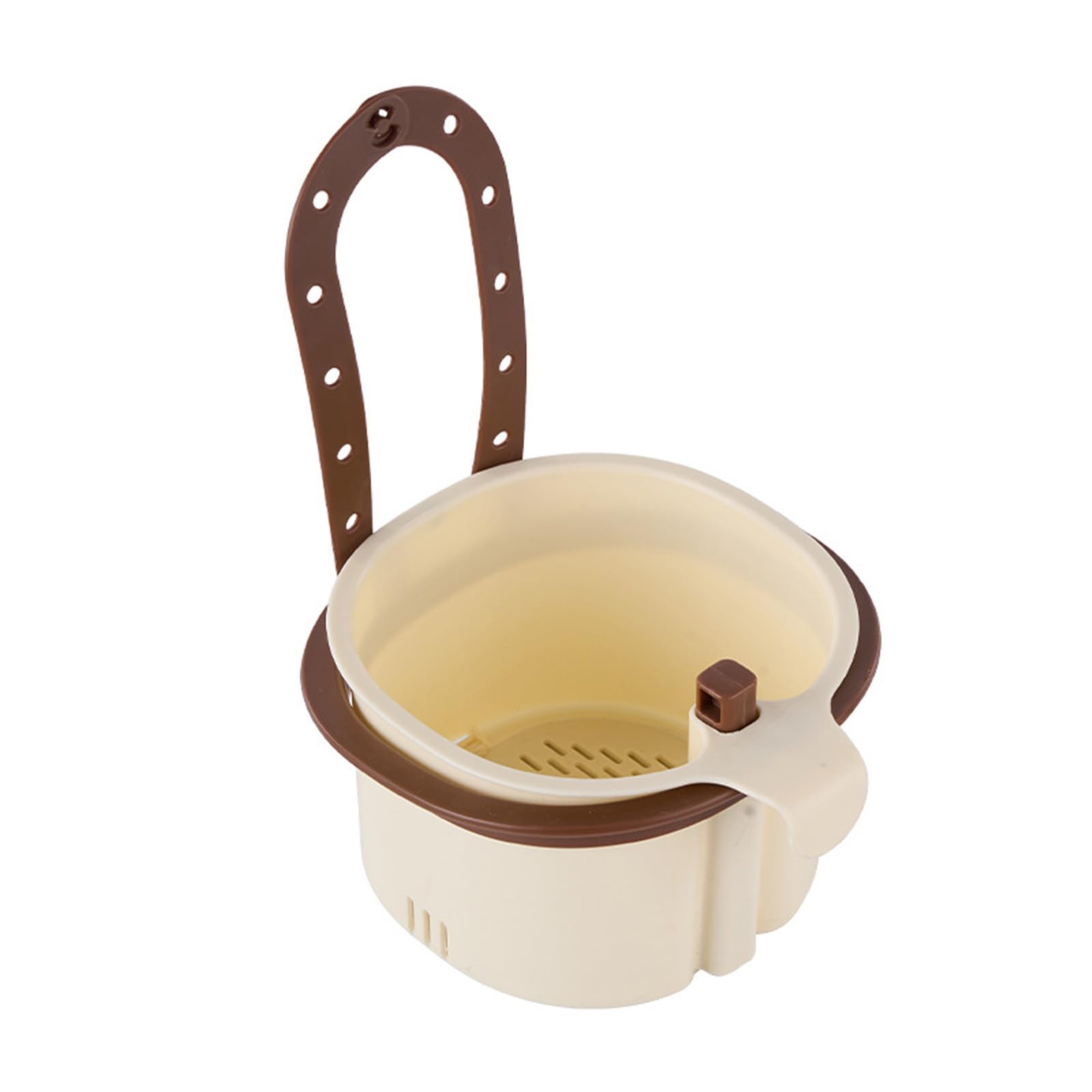 carotoe Hanging Sink Strainer with Efficient Drainage for Washing Draining and Fruits Vegetables and Dishes Catching Kitchen Sink Accessories