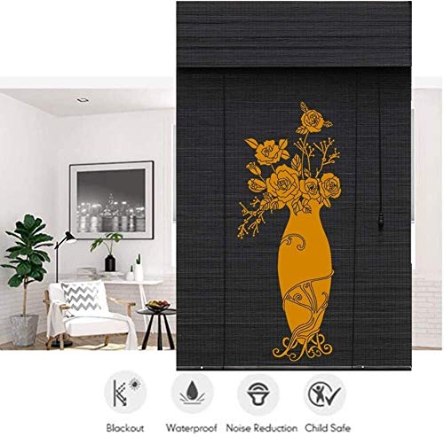 Mr.T Persianas Romanas de bambú/Persianas de bambú Retro Cortinas Decorativas for Exterior/Interior luz de la Ventana de filtrado Roller Shades Porche Pergola Privacidad/Cortina Romana