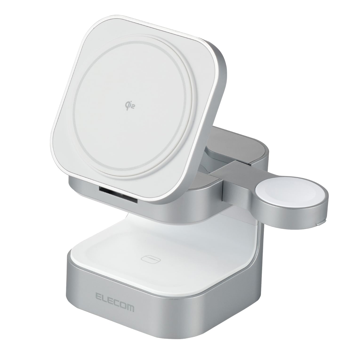 エレコム Qi2 充電器 ワイヤレス 15W 3in1 Apple Watch…