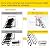 GFFQLXHT 14 Steps Retractable Loft Foldable Ladder for Height 11.5ft