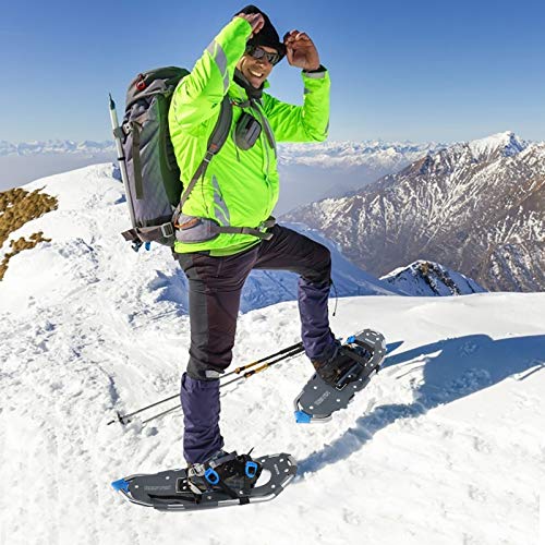 RESVIN Snow Shoes, Lightweight Aluminum Snowshoes for Men and Women, Adjustable Bindings Snowshoes with Carry Bag, 25" - Thumbnail 6