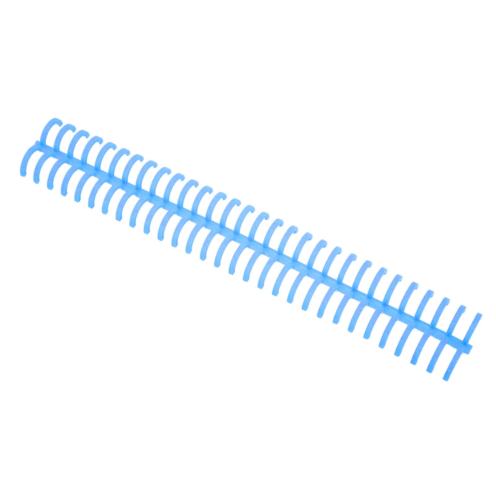 Cocoarm Pettine per Rilegatura in Plastica a Spirale, Confezione da 10, 16 Mm, 30 Fori, capacità 130 Fogli, per Ufficio, Aula, Libreria, Quaderni, Report e Organizzazione di documenti. (BLUE)
