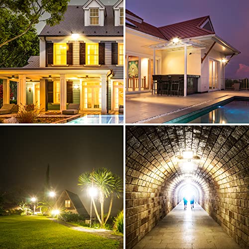 Bapro 2x 20W Faretto LED da Esterno con Sensore di...