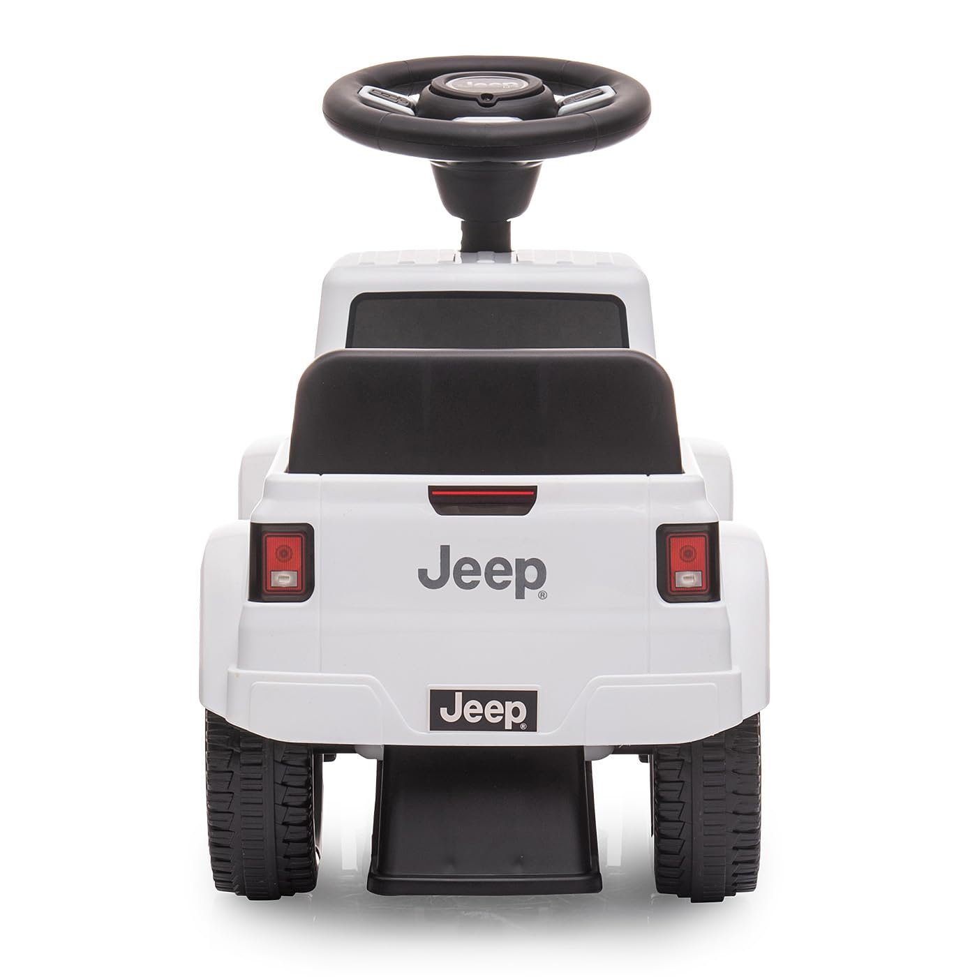 JAMARA 464040 Toboggan Jeep® Gladiator - Voiture Glissante pour Enfants, véhicule intérieur et extérieur, Jouet de Voiture, Cadeau pour Enfants, Protection Anti-basculement, Coffre, klaxon