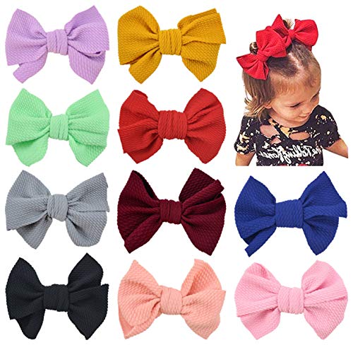 Hair Bow Clips Barrettes Princess's Hair Accessories for Baby Girl Toddlers Teens Kids Womens (20 Colors/40Pcs)