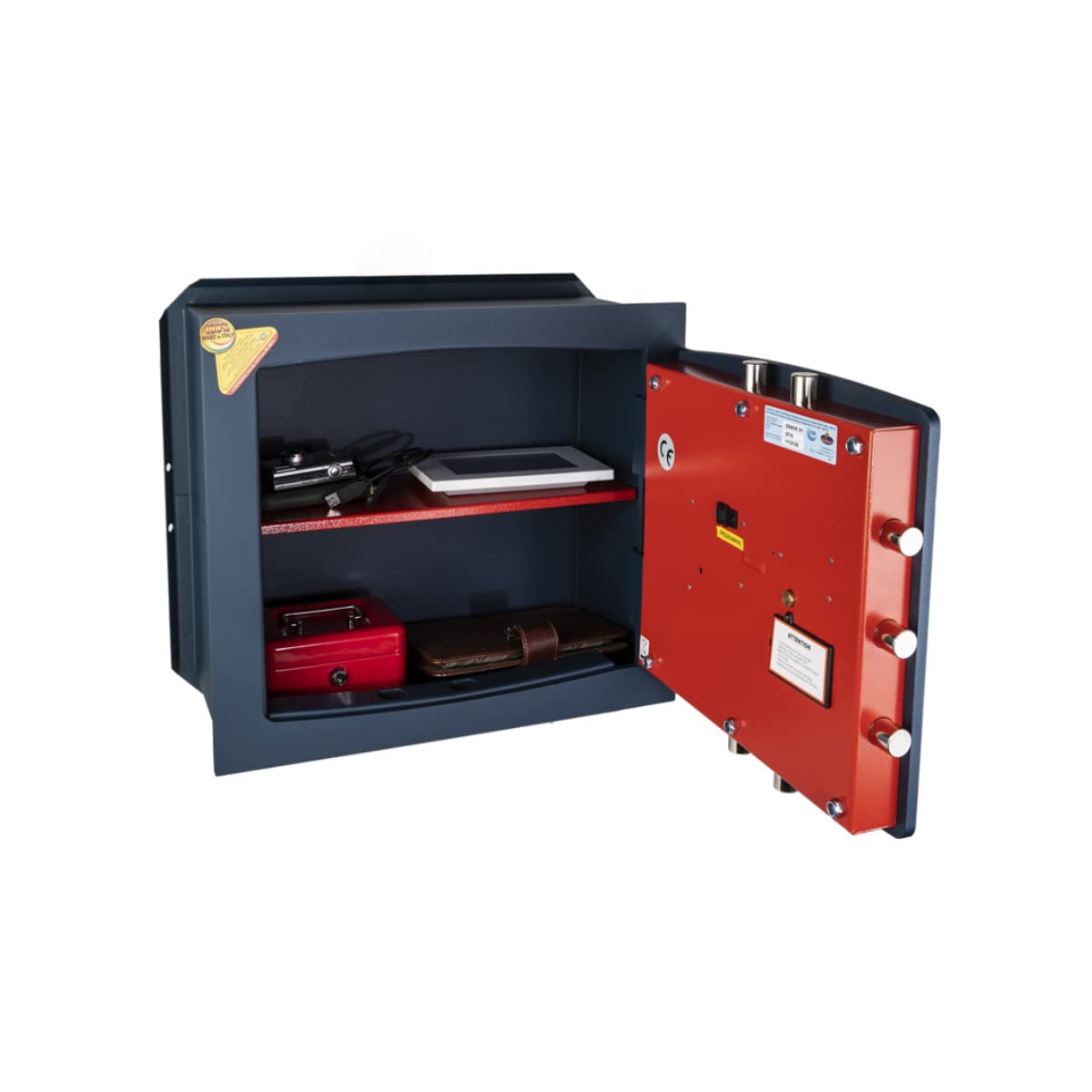 Technomax, Cassaforte a muro, Serie Gold Trony modello GT/6L, Apertura a combinazione elettronica digitale, Dimensioni mm. 420 (H) x 480 (L) x 280 (P)