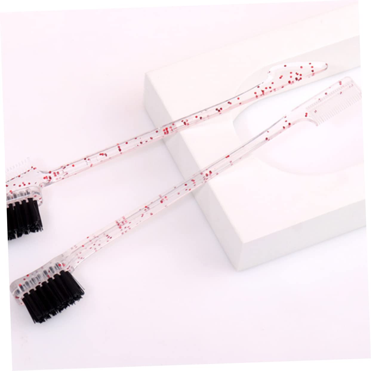 FOMIYES 48 Pz pennello per sopracciglia a doppia punta strumento per il trucco delle donne pennello per sopracciglia da donna makeup kit make up kit pettini pettine spazzola per bordi