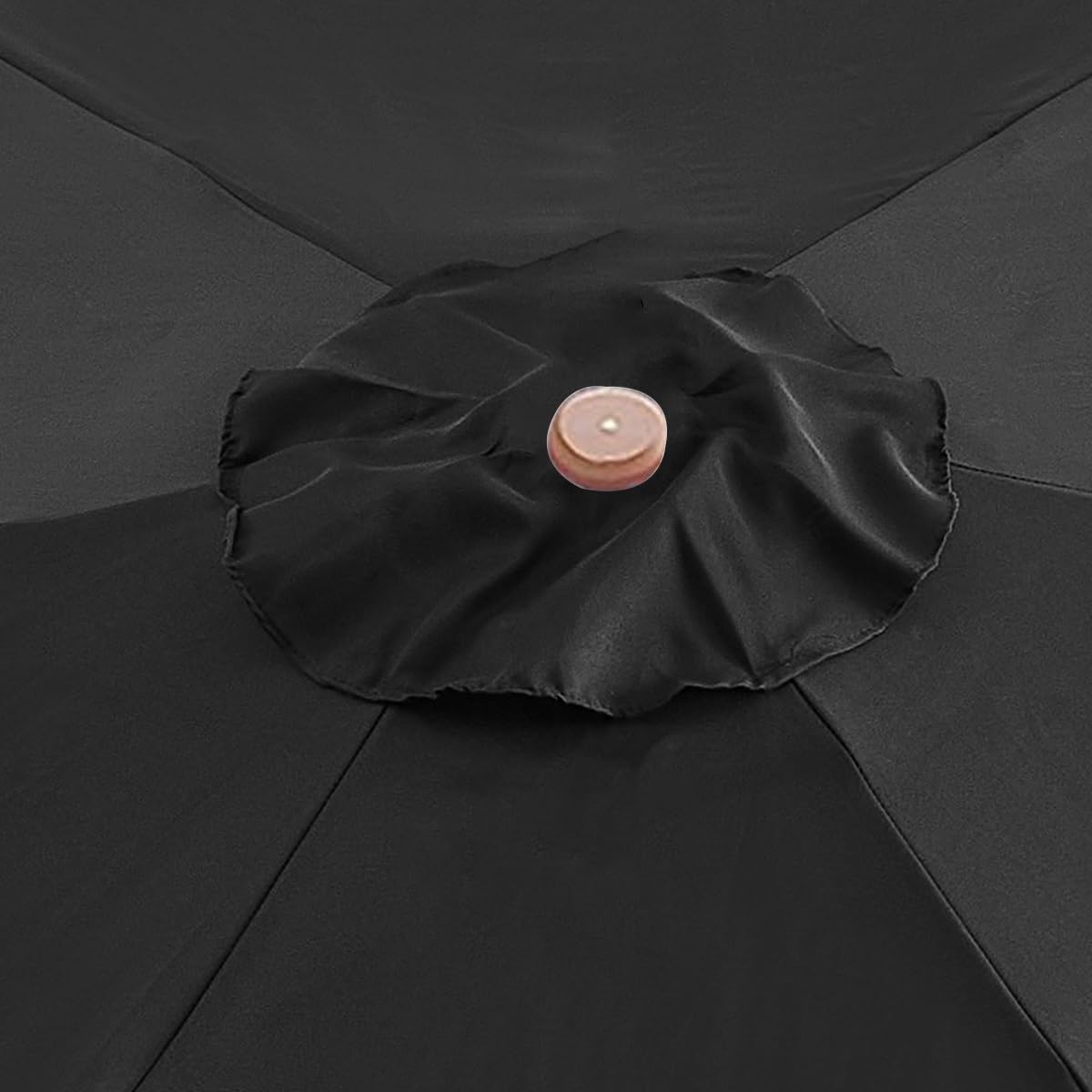 Copertura Di Ricambio Per Ombrellone In Poliestere Telo Di Ricambio Per Baldacchino Da 270cm/300cm Per Ombrello A 6 Stecche/8 Stecche Tenda Di Ricambio (solo Baldacchino)(Colore:Beige,Misurare:2.7m/8