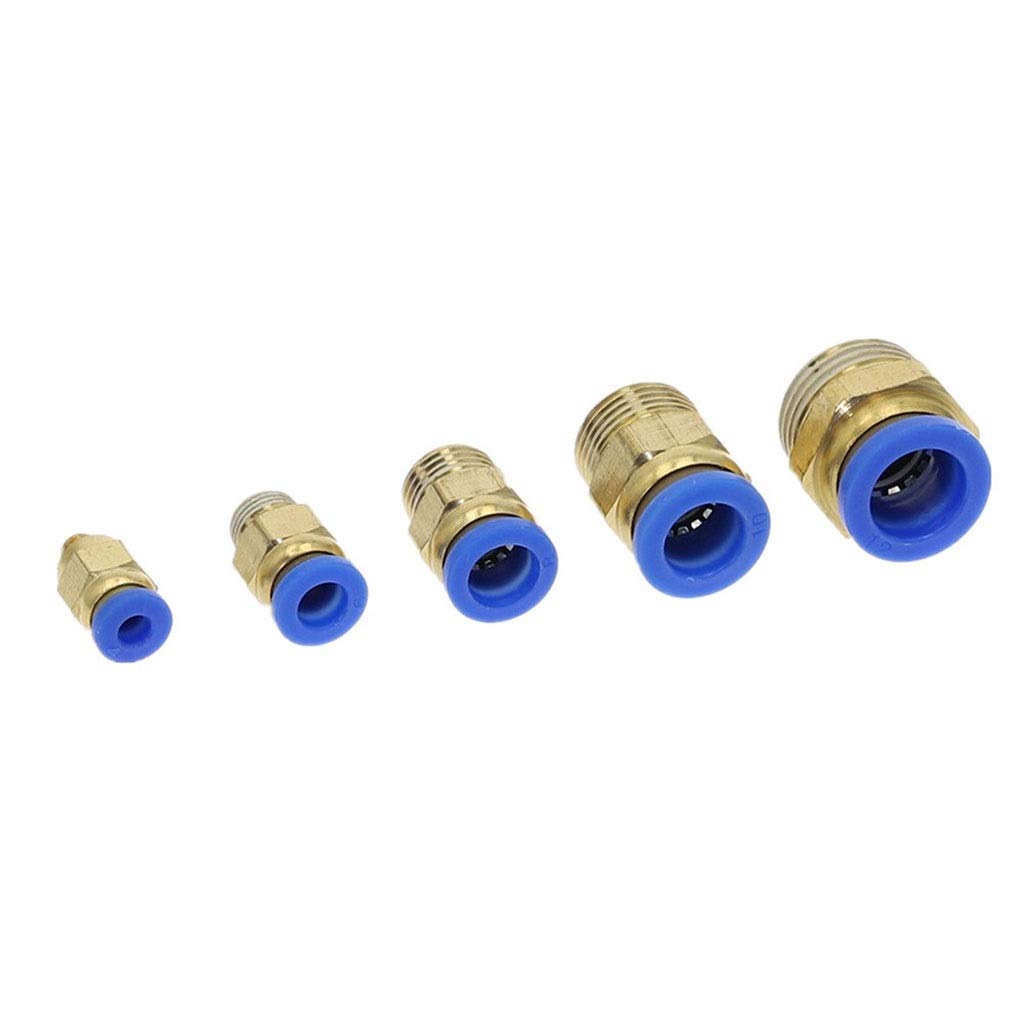 Raccordi Pneumatici A Innesto Rapido, 3 Vie, Maschio BSP, Per Aria/acqua, Diametri 4, 6, 8, 10, 12 Mm