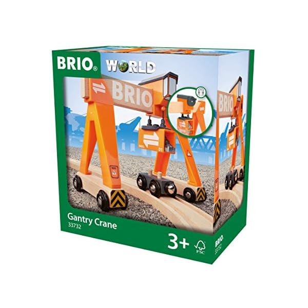 BRIO World 33757 Hebebrücke – Eisenbahnzubehör Holzeisenbahn – Kleinkinderspielzeug empfohlen für Kinder ab 3 Jahren… – Bild 7
