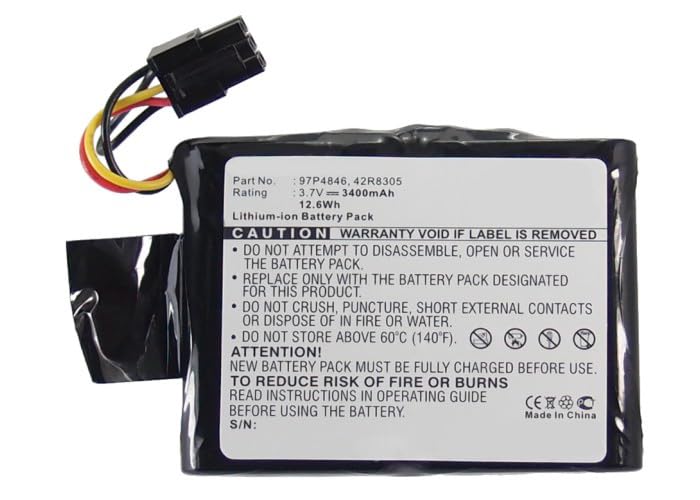 Synergy Digital Raid Controller Battery, Compatible with IBM iSeries 572B PCI-X DDR Dual - x4 Port SAS RAID Adapter Raid Controller, (Li-Ion, 3.7V, 3400 mAh), Replacement for IBM 39J5057 Battery